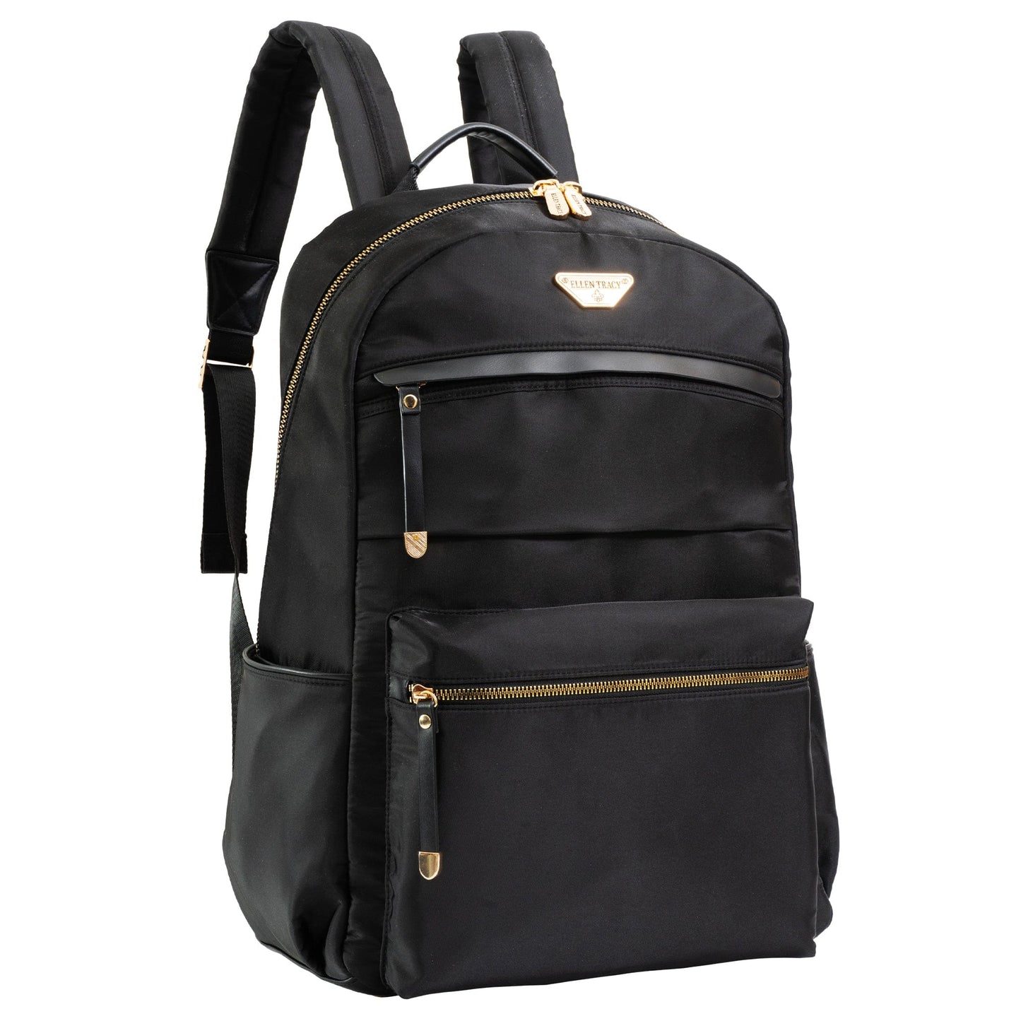 Ellen Tracy 19 Inch Nylon Twill Workbook Laptop Backpack