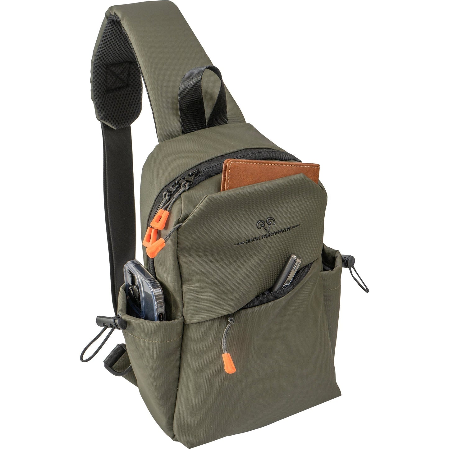 The Indio | 14-In Textured Tarpaulin Crossbody Sling Bag