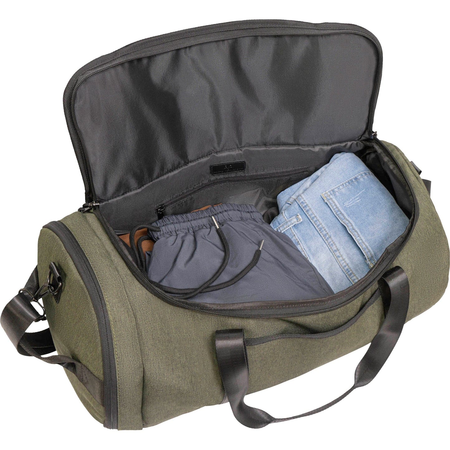The Artemis | 20-In Two Tone Nylon Weekender Duffle