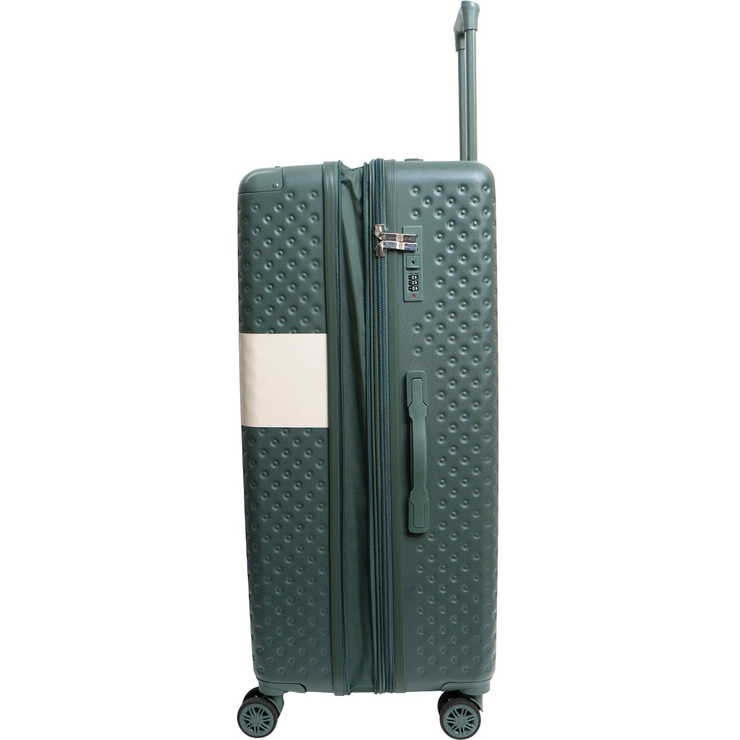 Max Studio Tonal Tufted ABS 2-Piece Hard-Sided Luggage Set