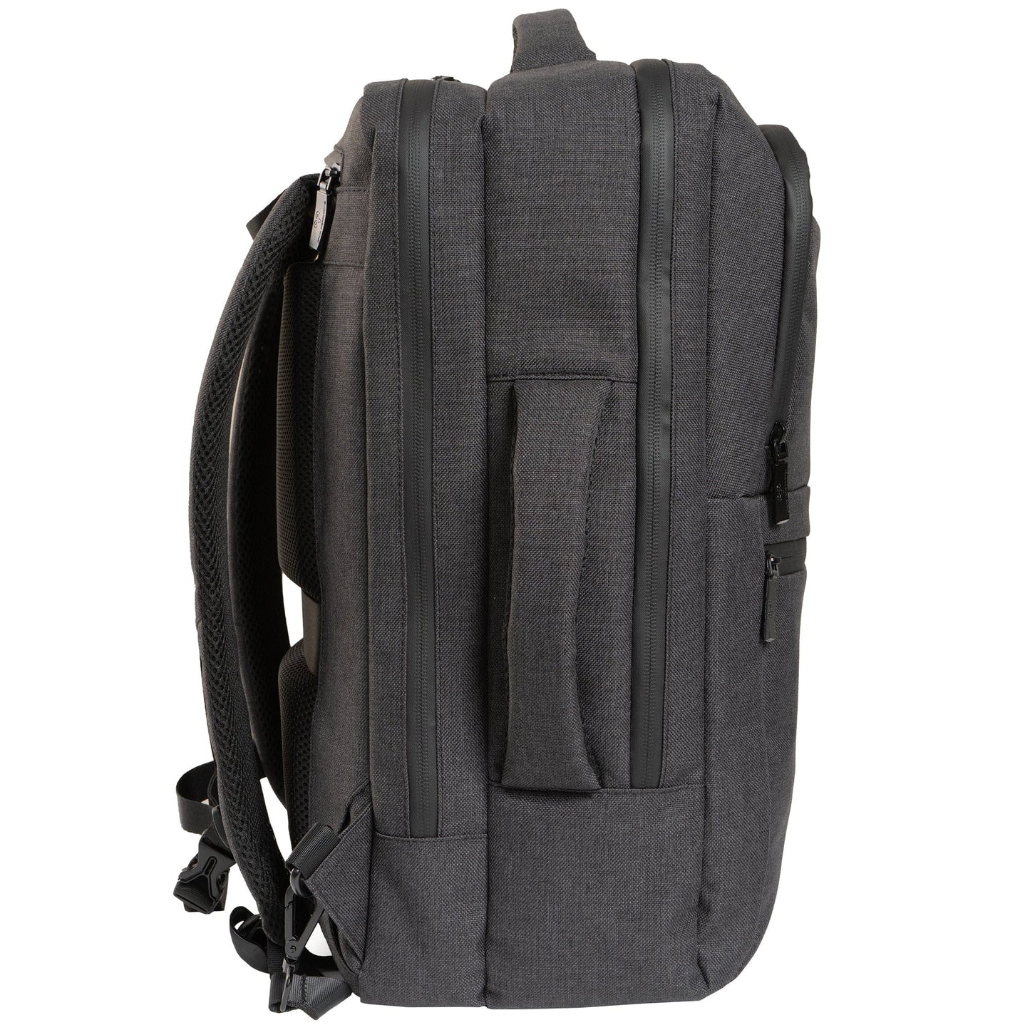 Jack Abrahams The Bristol Twill Nylon 19-In Convertible Travel Backpack