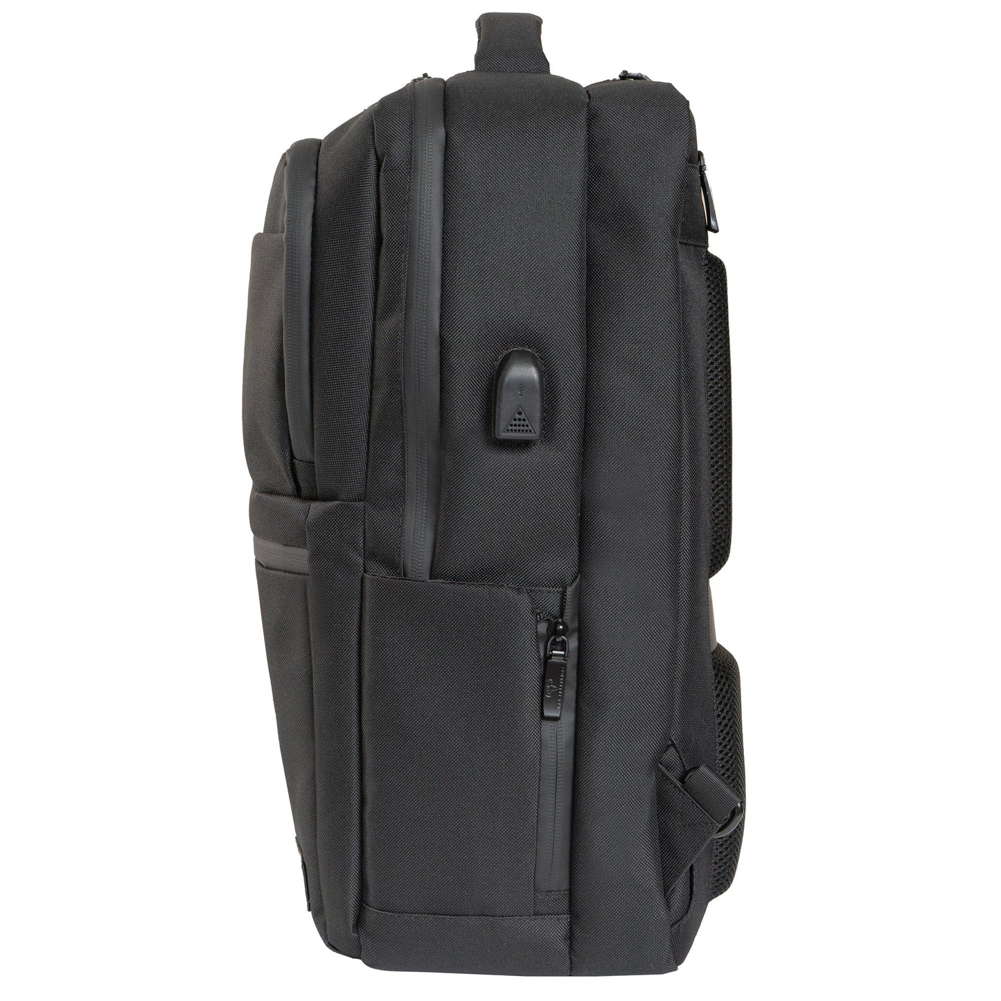 Jack Abrahams The Bristol Twill Nylon 19-In Convertible Travel Backpack