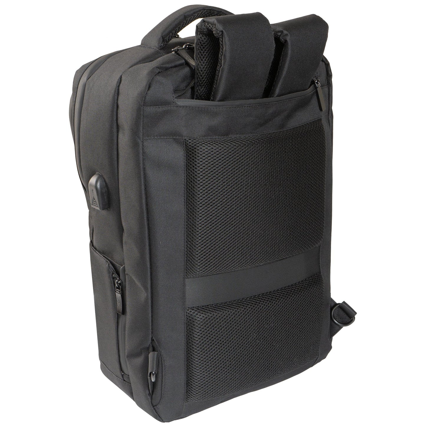 Jack Abrahams The Bristol Twill Nylon 19-In Convertible Travel Backpack