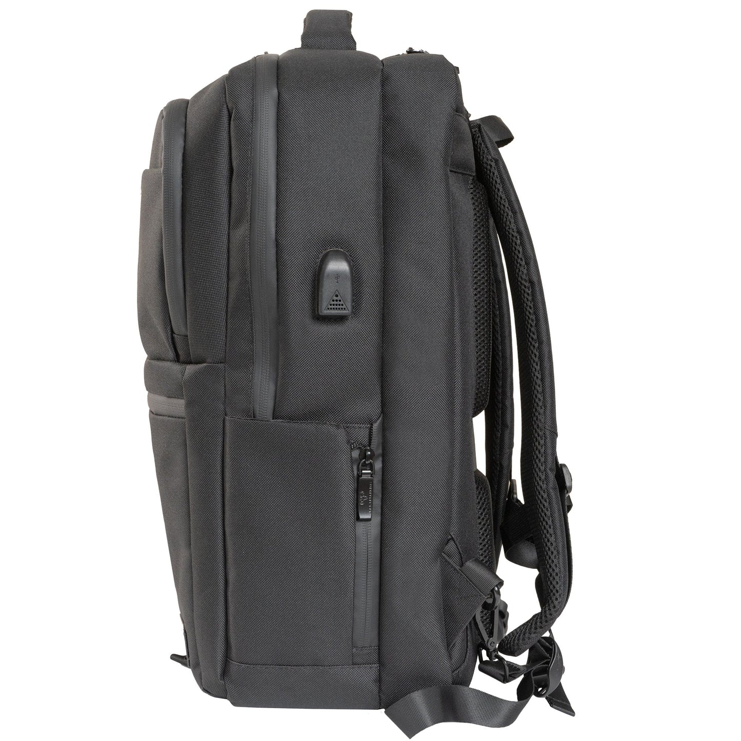Jack Abrahams The Bristol Twill Nylon 19-In Convertible Travel Backpack