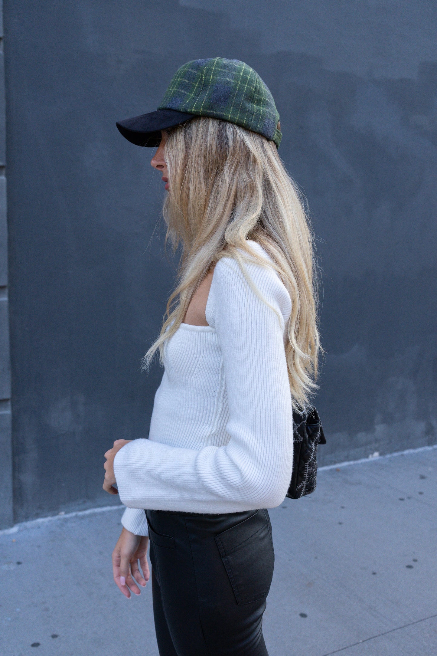 Magid Neon Check Pattern Baseball Cap