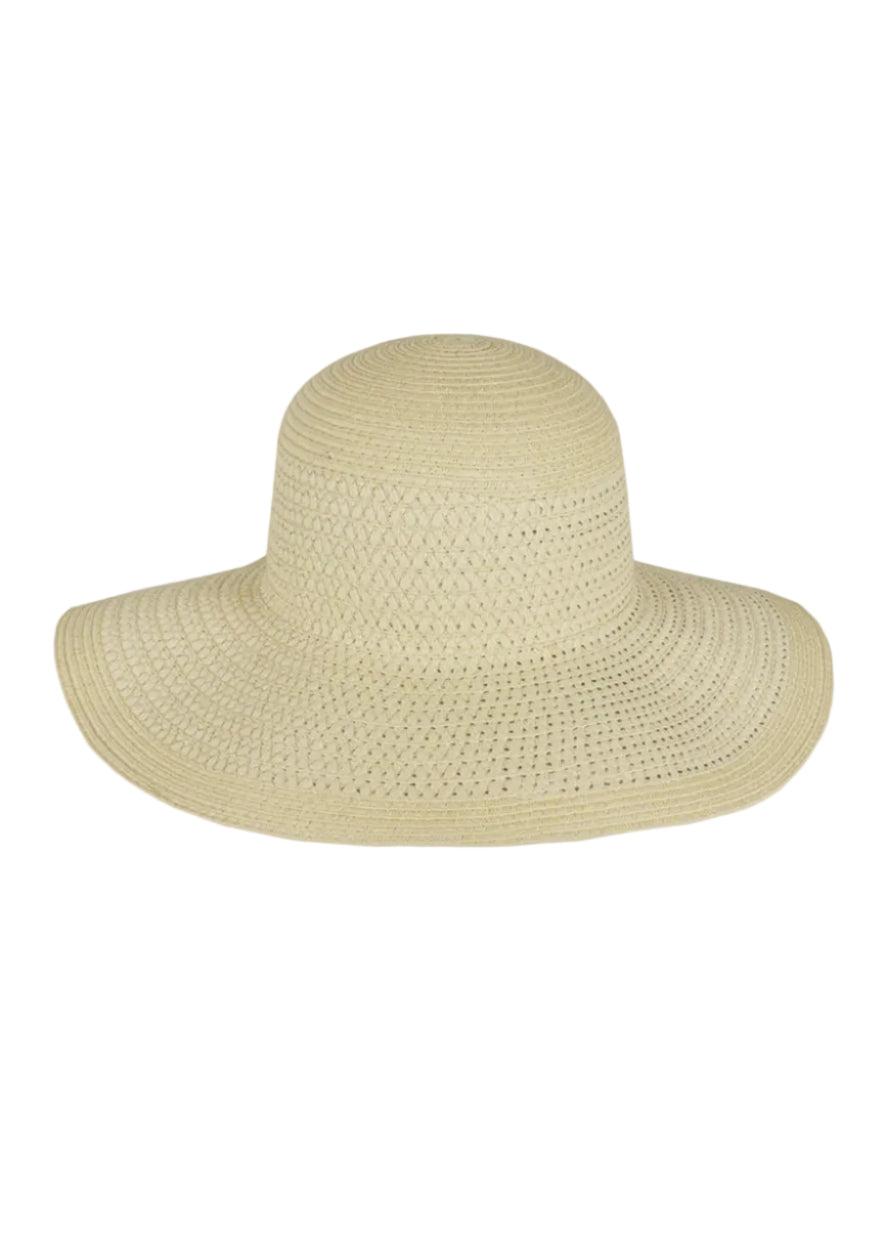 Magid Perforated Braided Straw Floppy Hat
