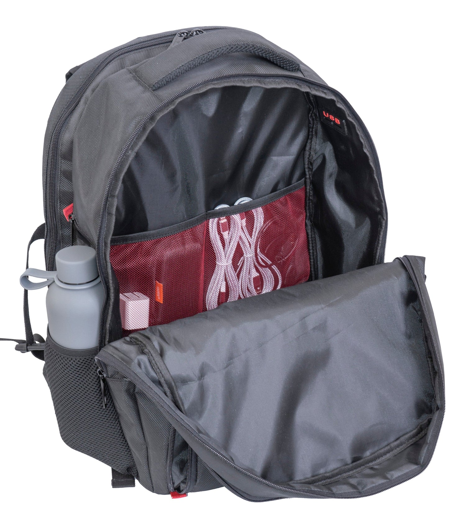 Jack Abrahams The Mason Nylon 19-Inch Workbook Travel Backpack