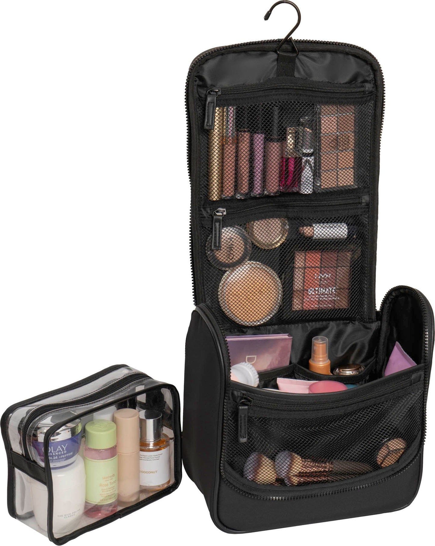 Joan & David High Density Sport Nylon Hanging Toiletry Organizer Bag