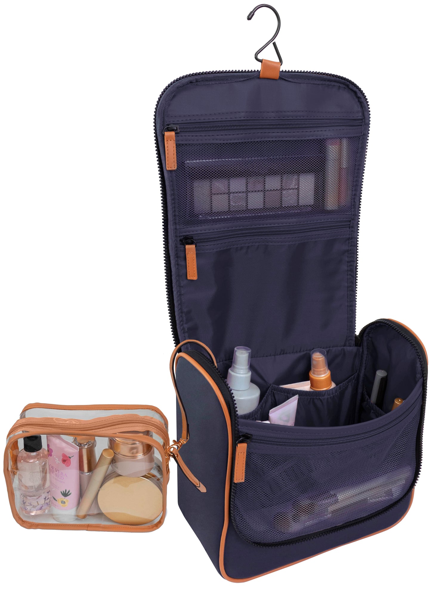Joan & David High Density Sport Nylon Hanging Toiletry Organizer Bag
