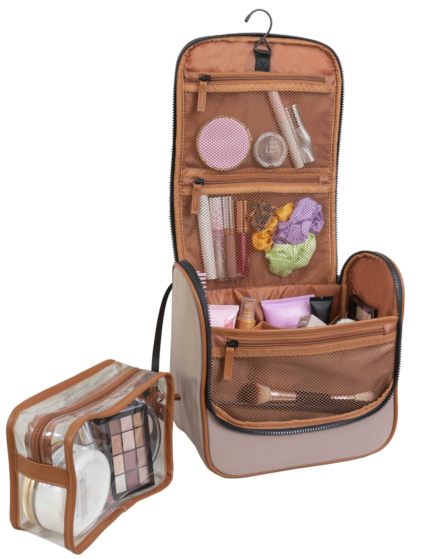 Joan & David High Density Sport Nylon Hanging Toiletry Organizer Bag