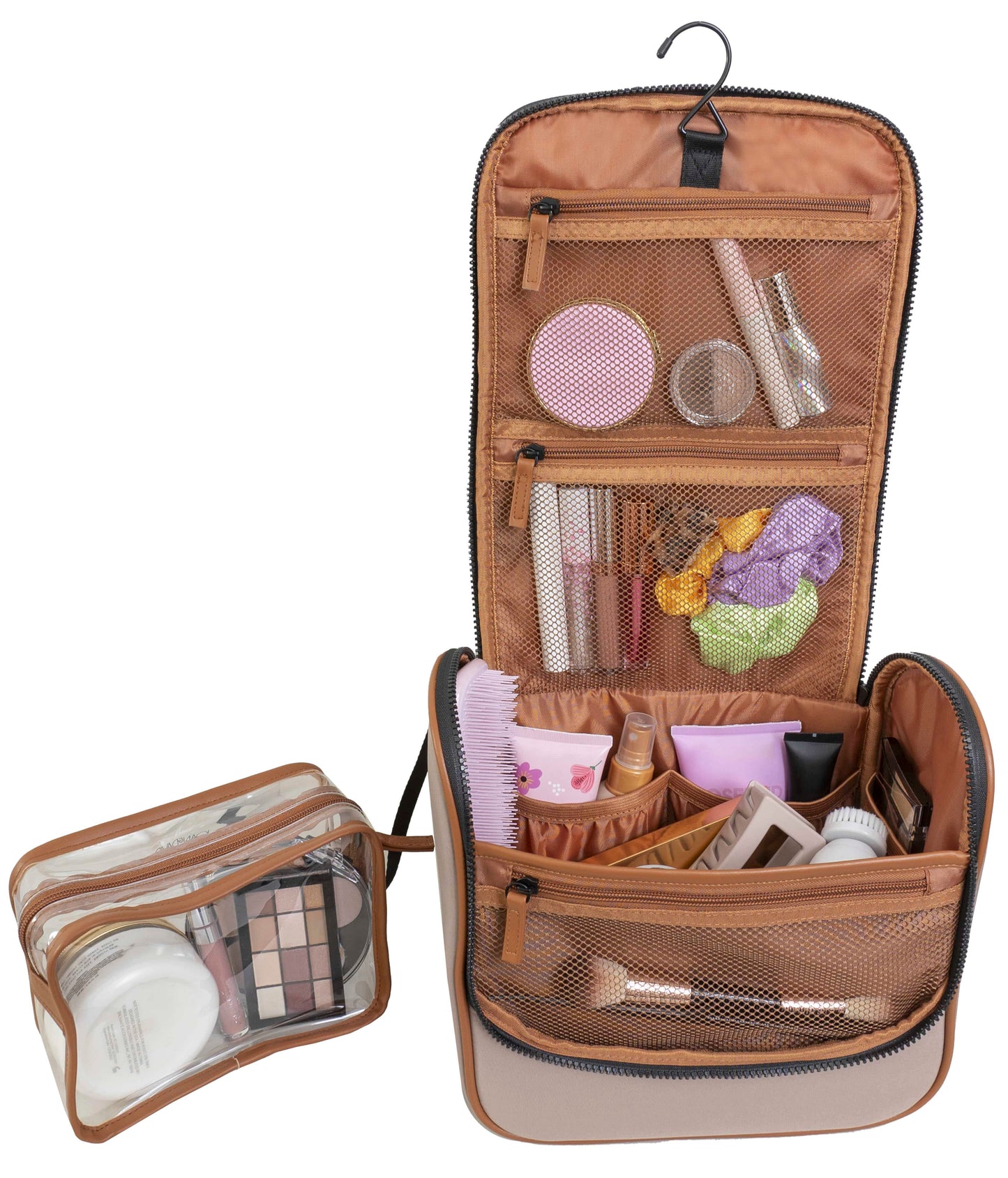 Joan & David High Density Sport Nylon Hanging Toiletry Organizer Bag