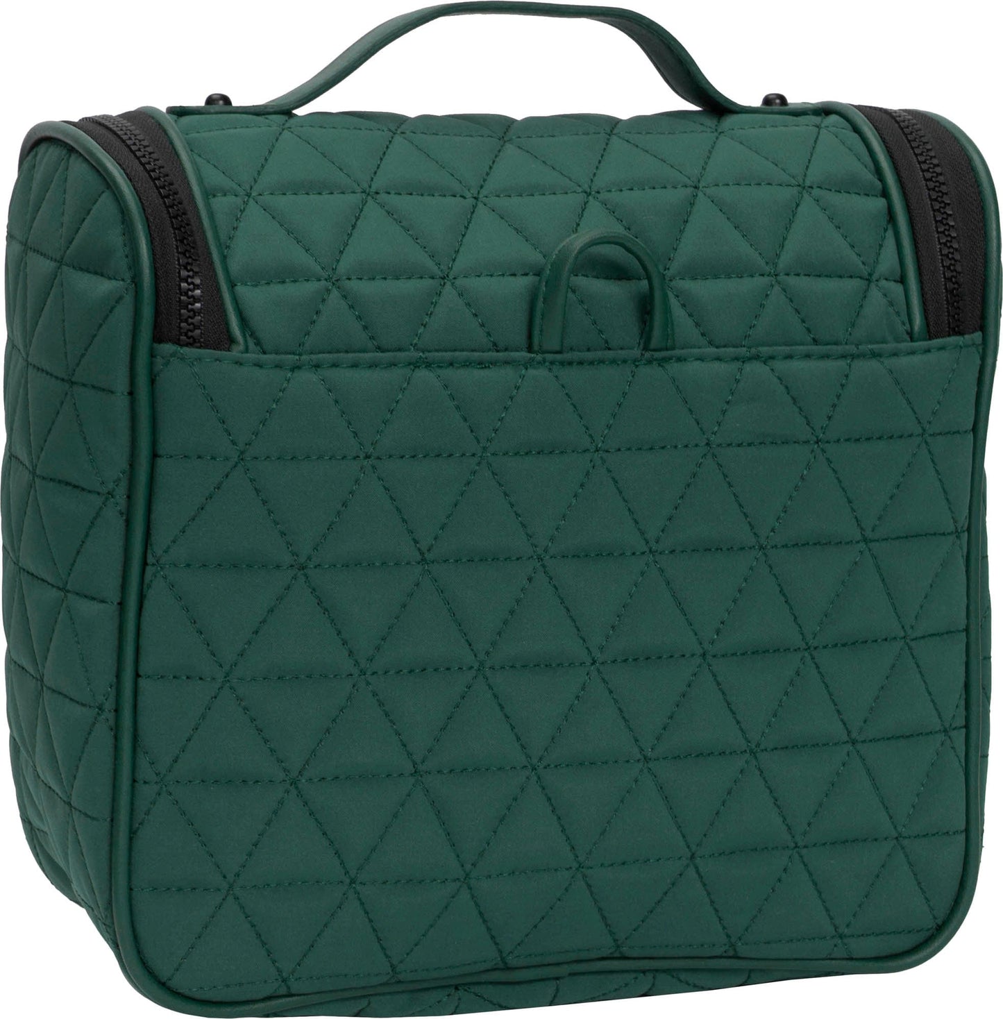 Joan & David High Density Triangle Quilted Hanging Toiletry Organizer Bag