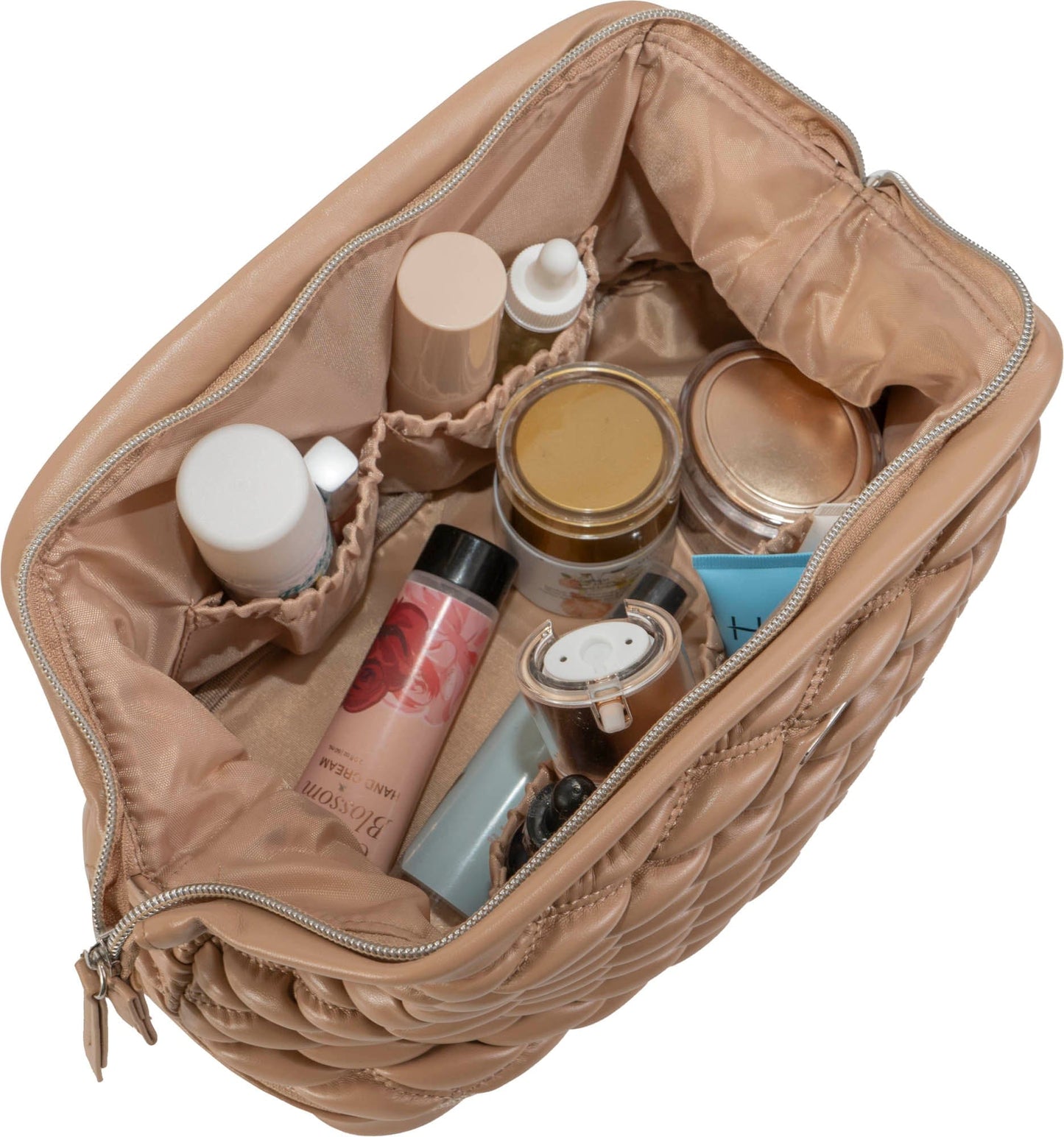 Joan & David Bubble Quilted Cosmetic Bag