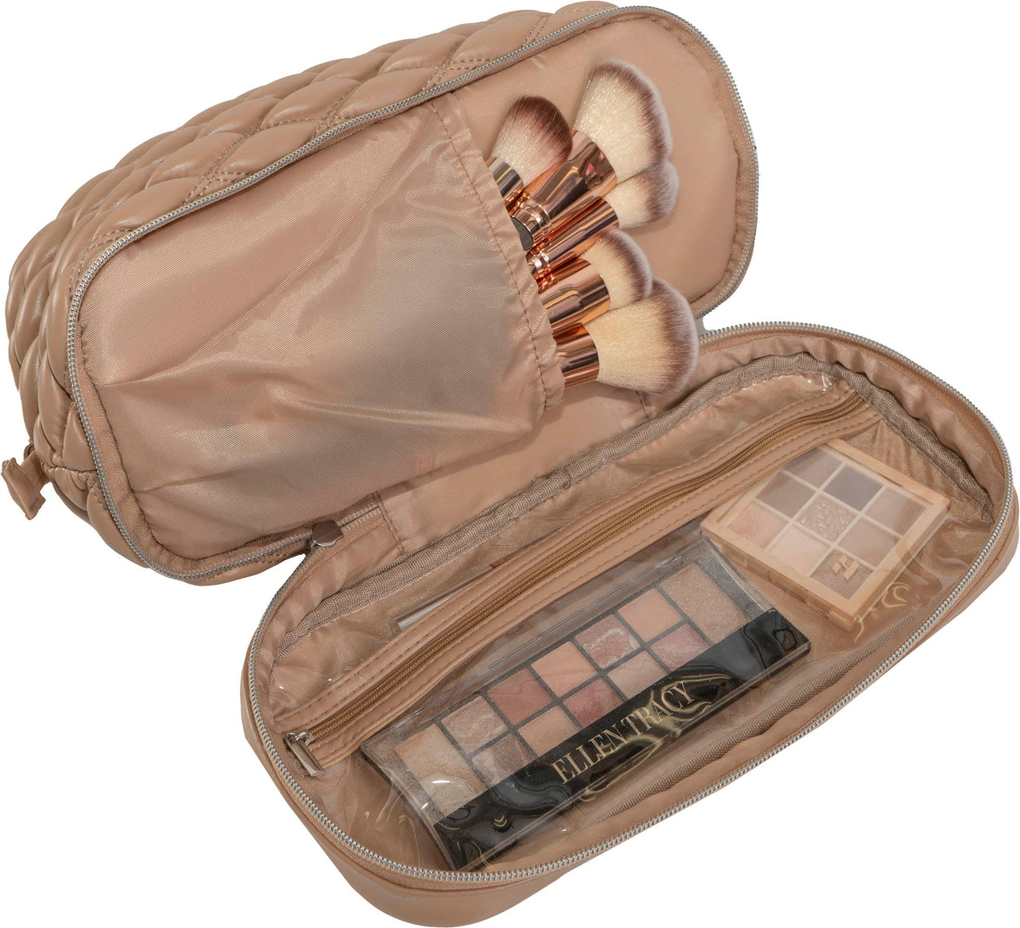 Joan & David Bubble Quilted Cosmetic Bag