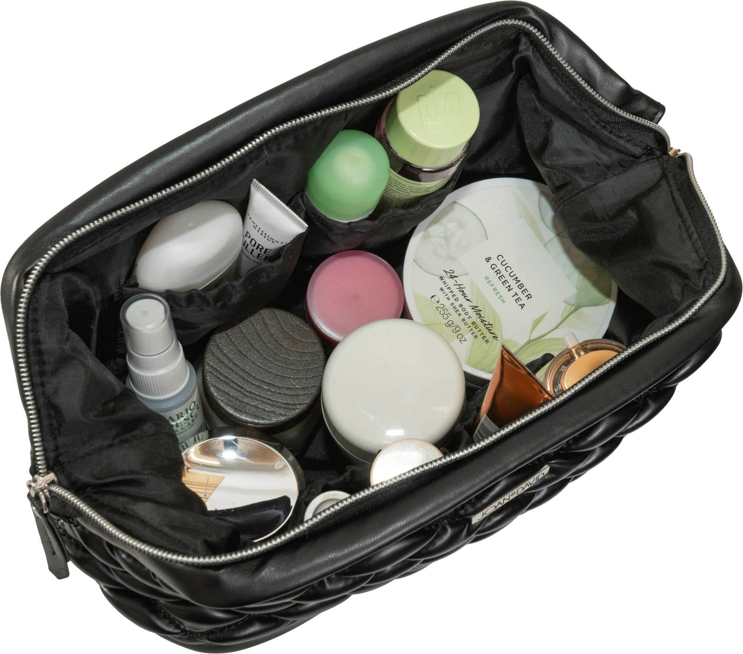 Joan & David Bubble Quilted Cosmetic Bag