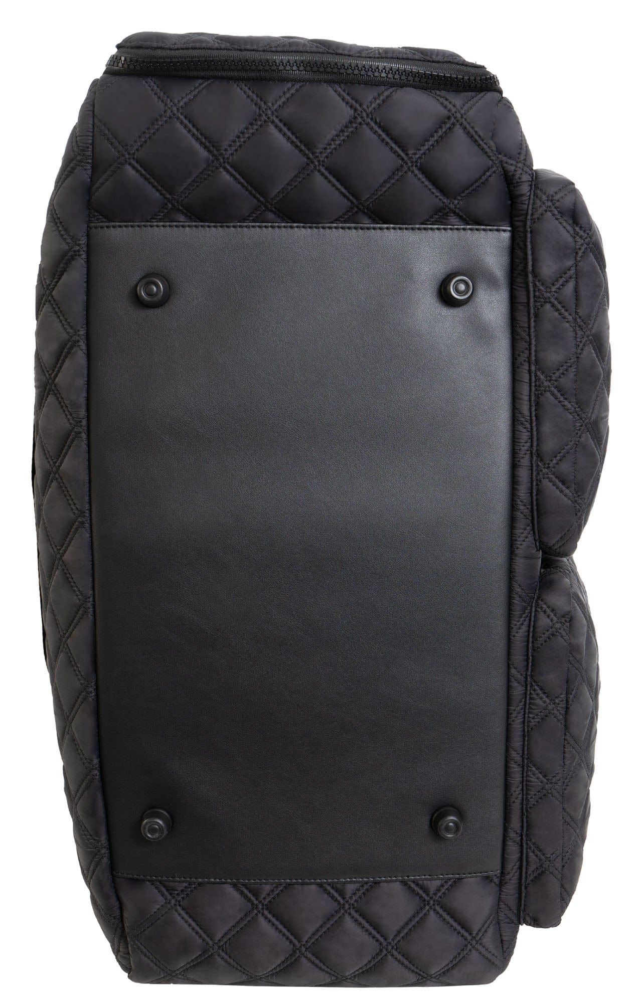 Joan & David 22 Inch Diamond Quilted 2 Pocket Parachute Nylon Duffel Bag