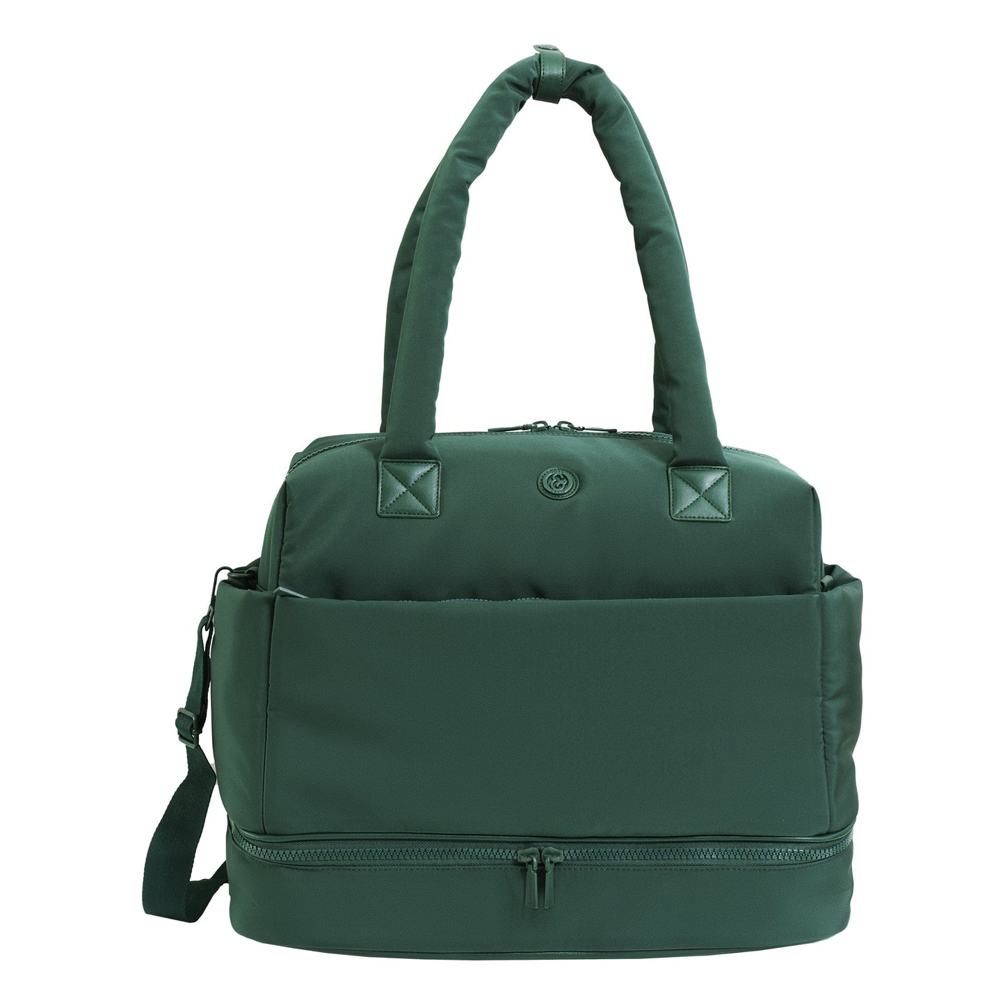 Joan & David 18 Inch High Density Sport Nylon Drop Bottom Duffel Bag