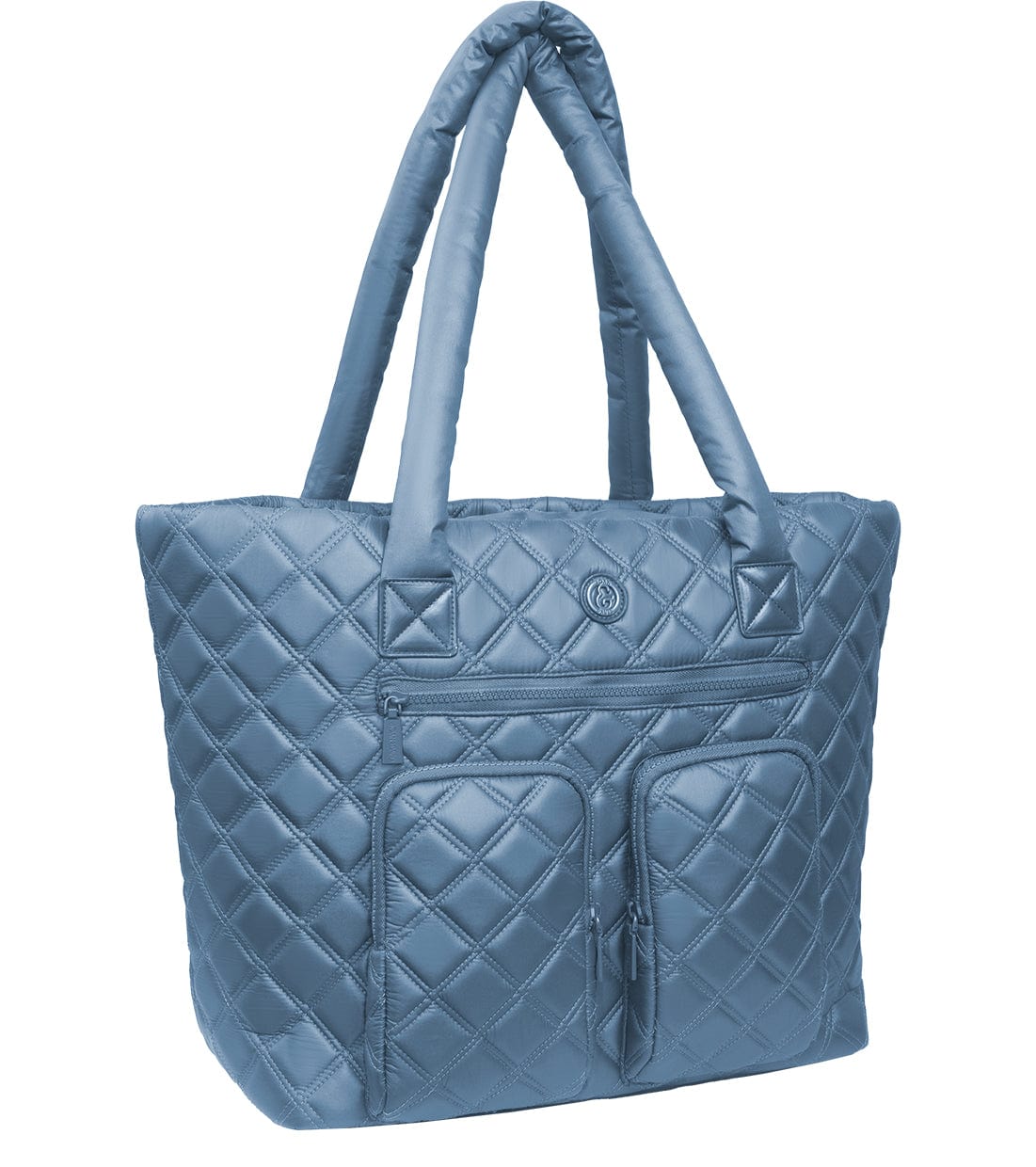 Joan & David Diamond Quilted Parachute Nylon Travel Tote