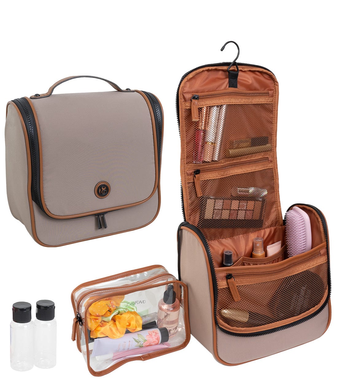 Joan & David High Density Sport Nylon Hanging Toiletry Organizer Bag