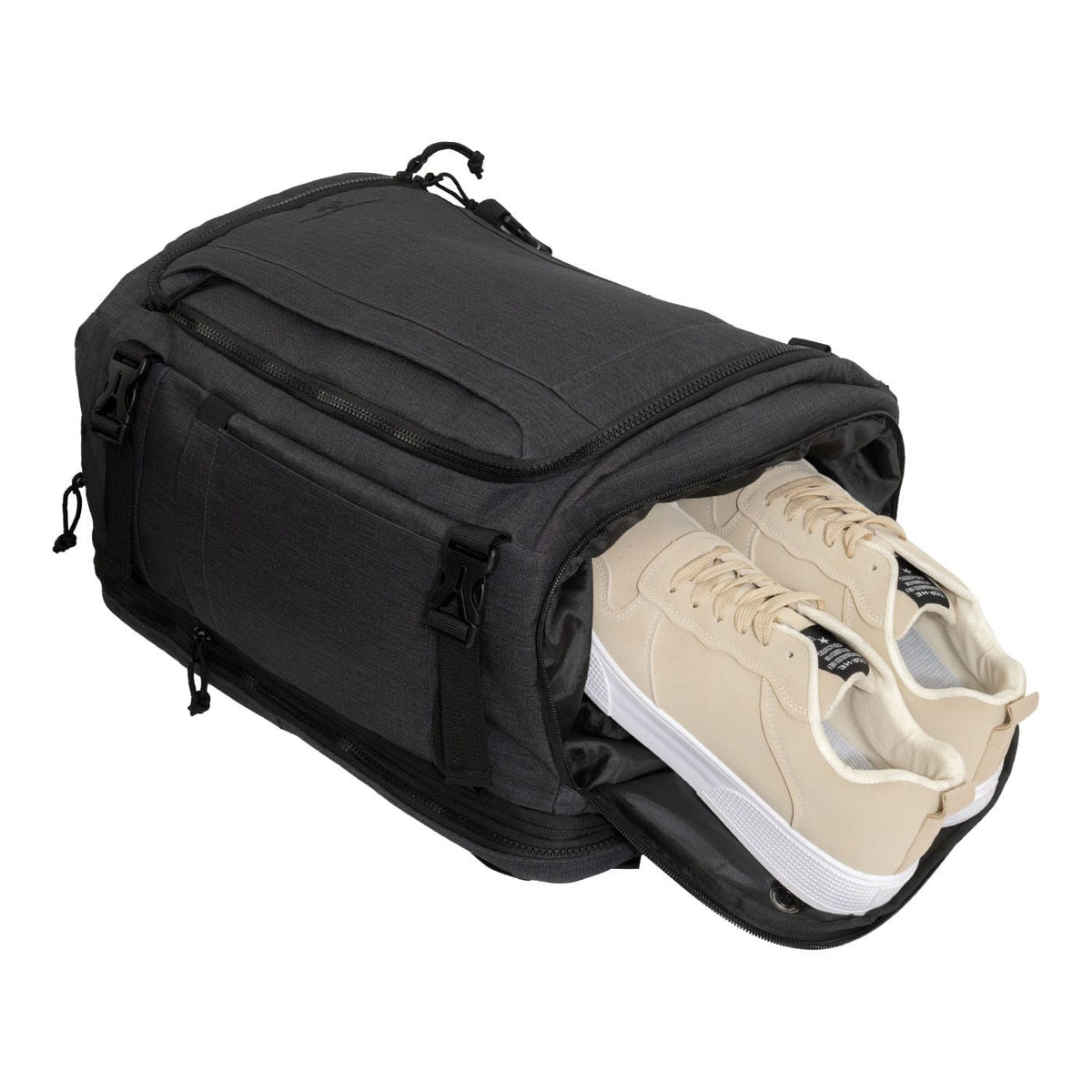 Jack Abrahams The Crosswind 18 Inch Nylon Expandable Weekender Backpack