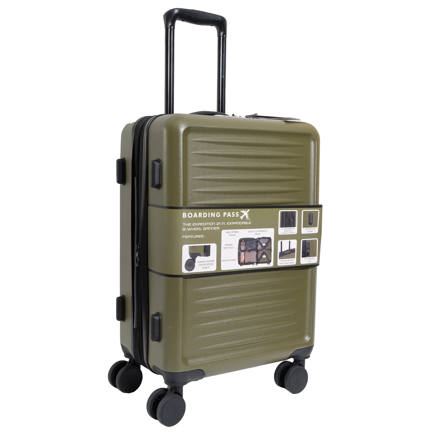 Boarding Pass The Expedition 3 Piece Carry On Luggage & Duffle Set