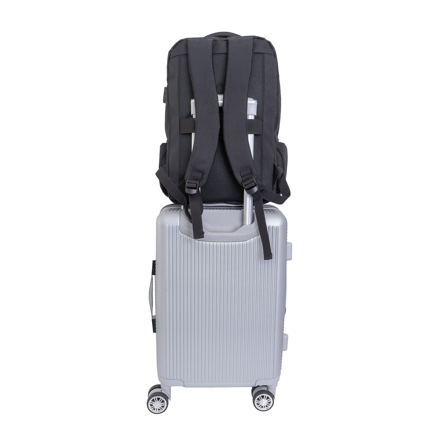 Jack Abrahams |The Columbia | Men's 18-In Lightweight Textured Workbook Backpack with USB Port