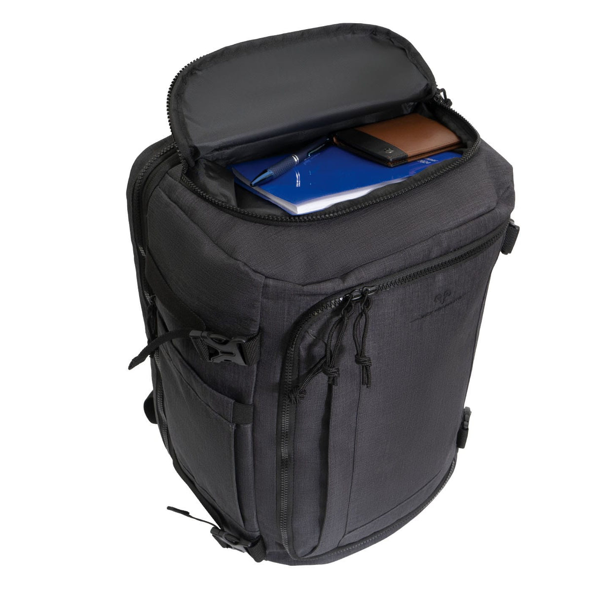Jack Abrahams The Crosswind 18 Inch Nylon Expandable Weekender Backpack