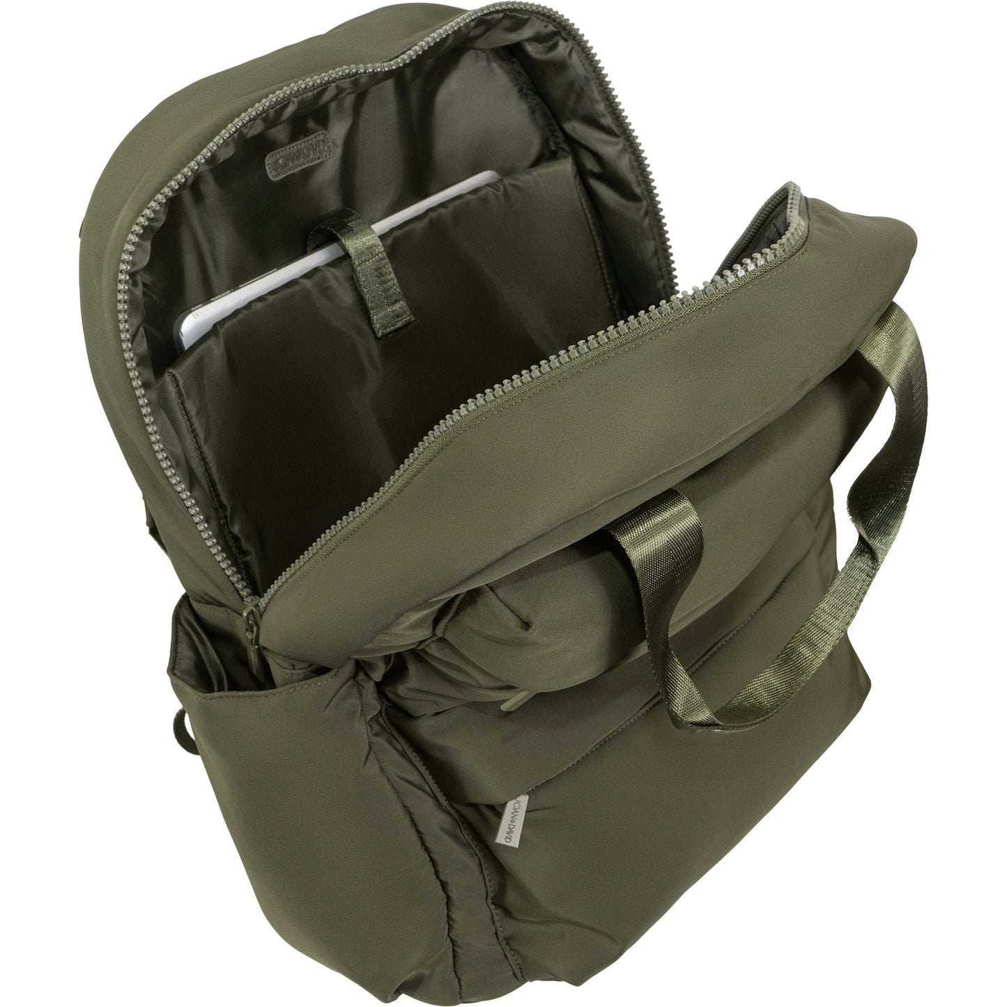 Joan & David Sport Nylon 18 Inch Pocket Workbook Backpack