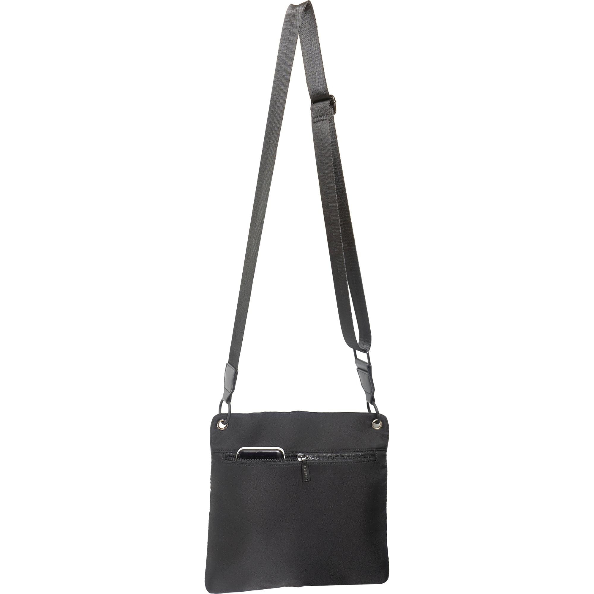 Joan & David The Kara 11 In. Twill Nylon Passport Crossbody Bag