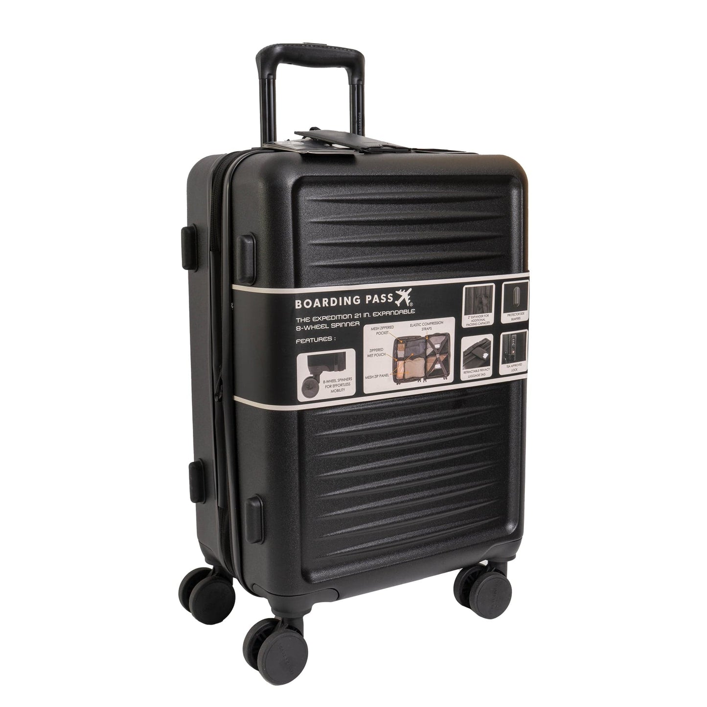 Boarding Pass The Expedition 3 Piece Carry On Luggage & Duffle Set