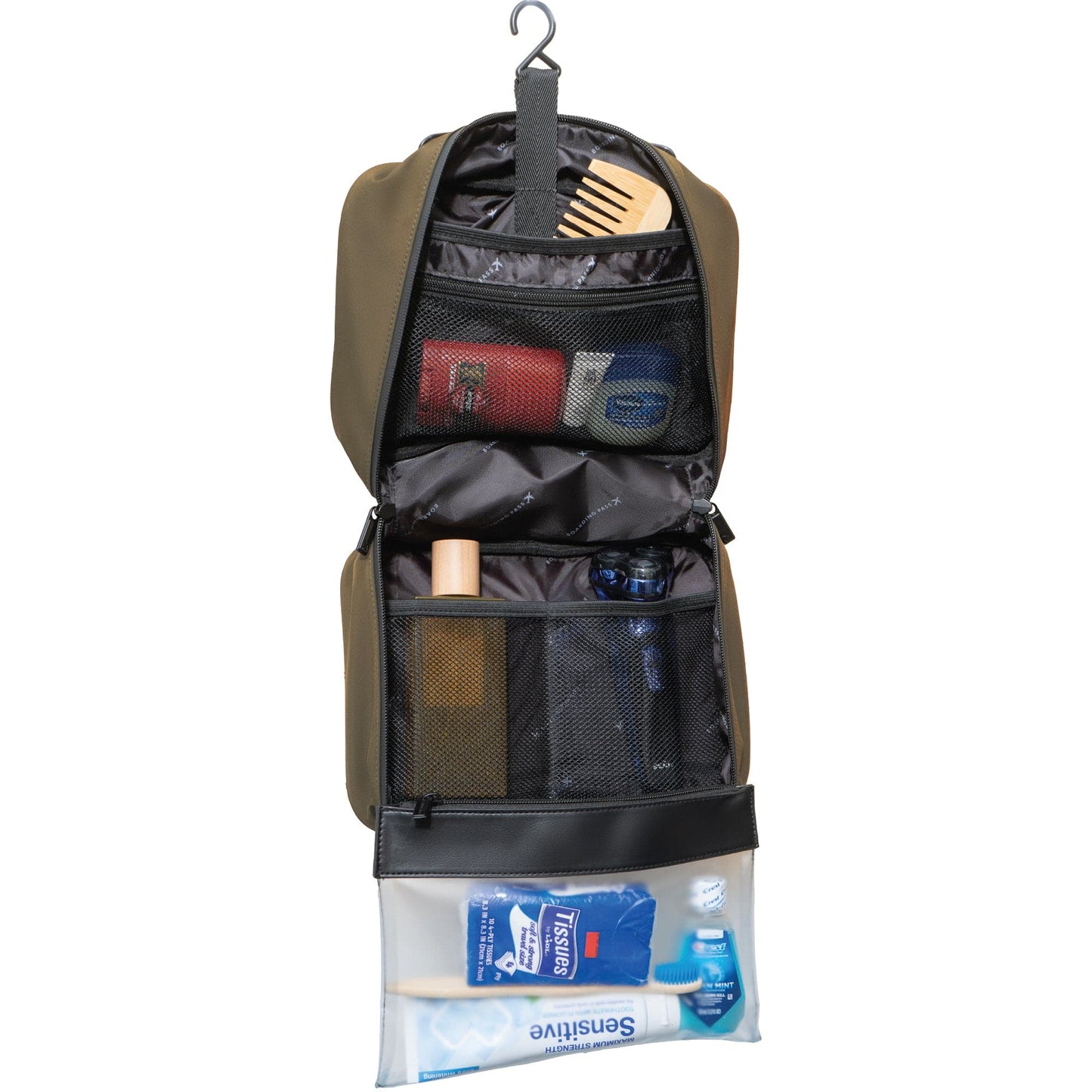 Boarding Pass The Expedition Nylon Hanging Toiletry Case