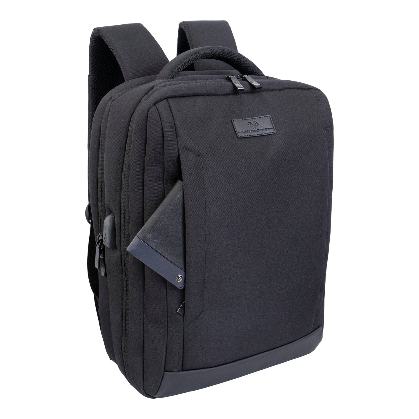 Jack Abrahams The Collins Men's 18-In Twill Workbook Backpack