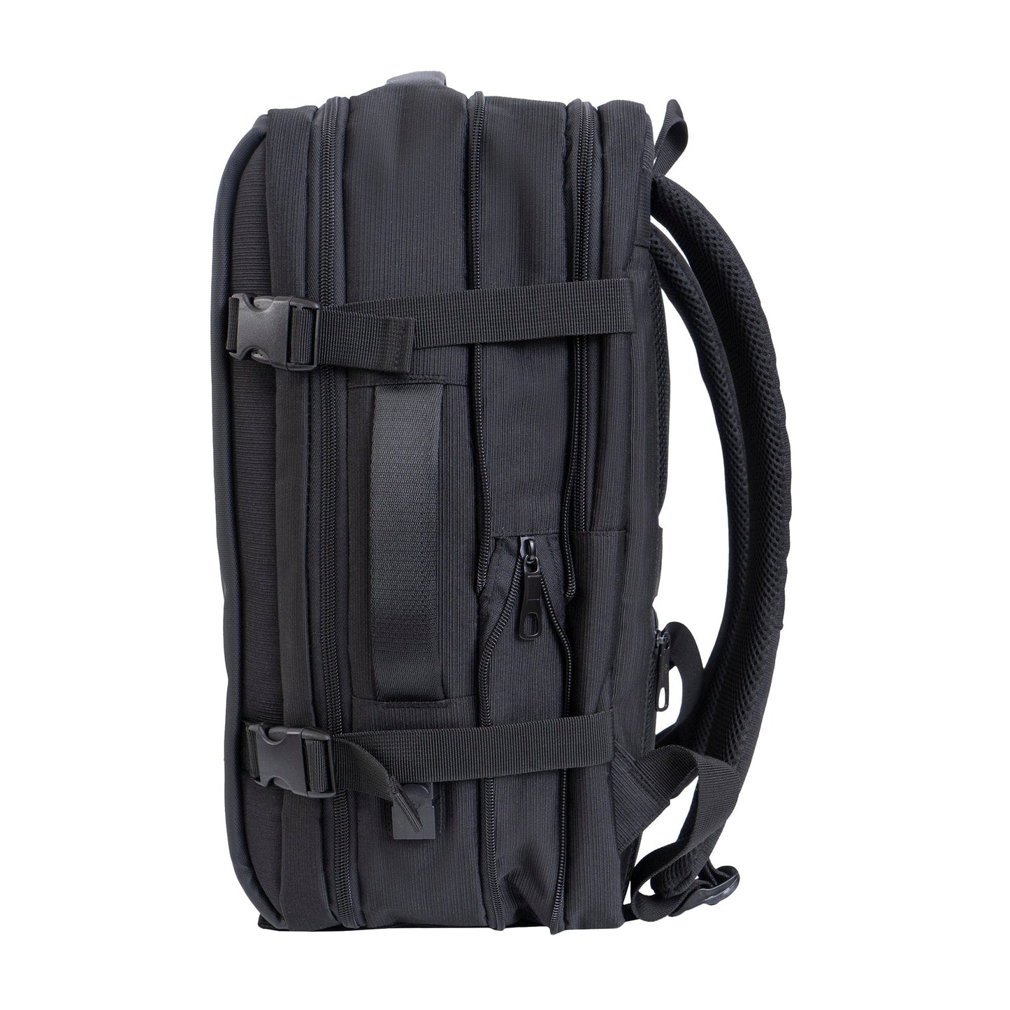 Jack Abrahams |The Mitchell | Men's 18-In Tarpaulin Expandable Travel Backpack with USB Port
