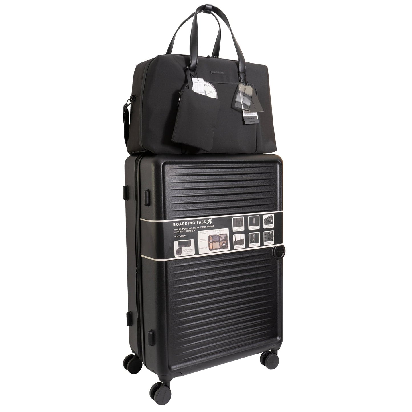 Boarding Pass The Expedition 3 Piece Luggage & Duffle Set