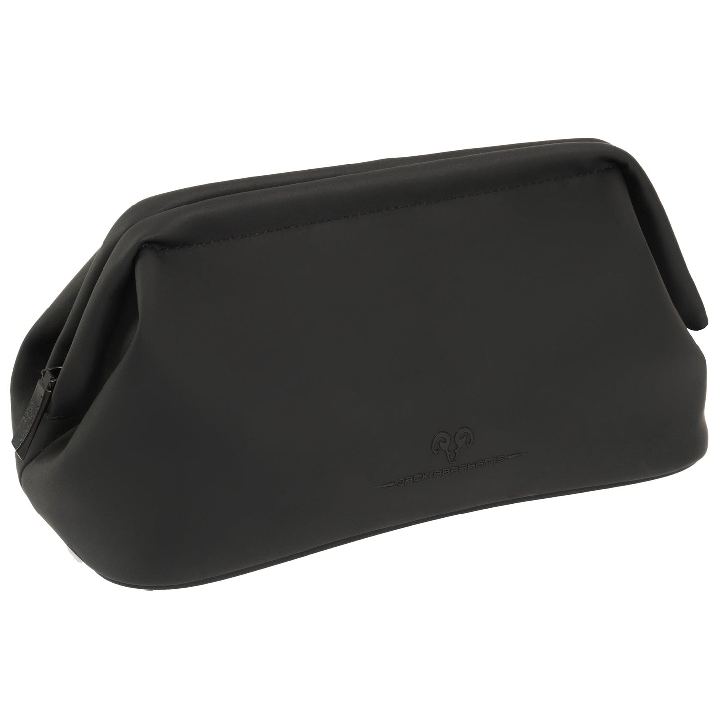 Jack Abrahams The Triton Square Frame Smooth Tarpaulin Travel Dopp Kit