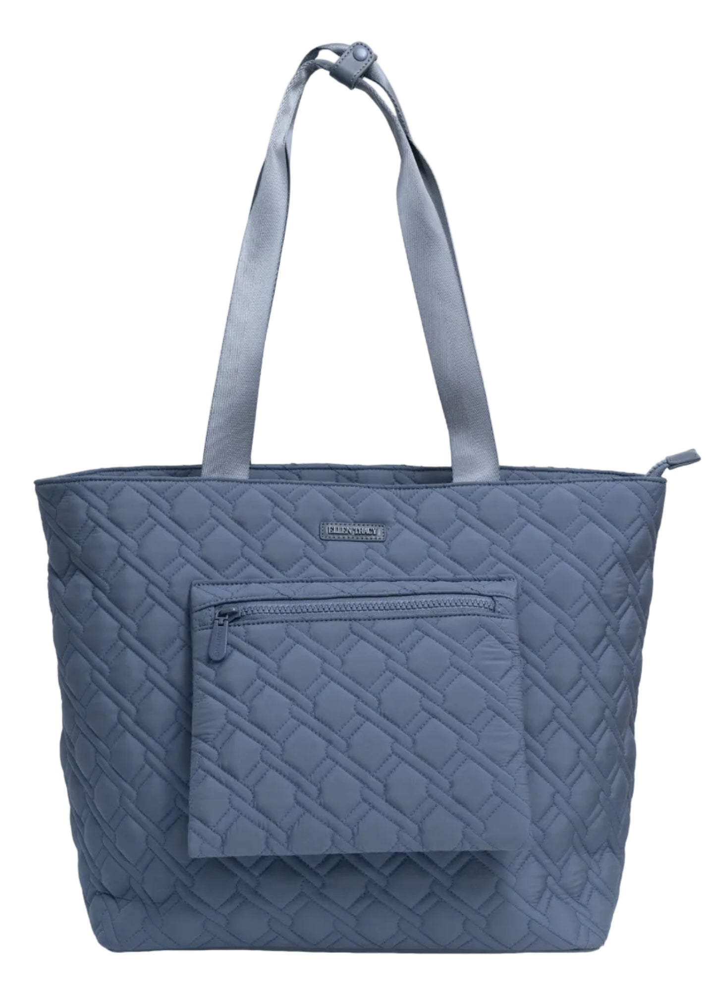 Ellen Tracy 20 Inch Basket Weave Quilted Nylon Large Travel