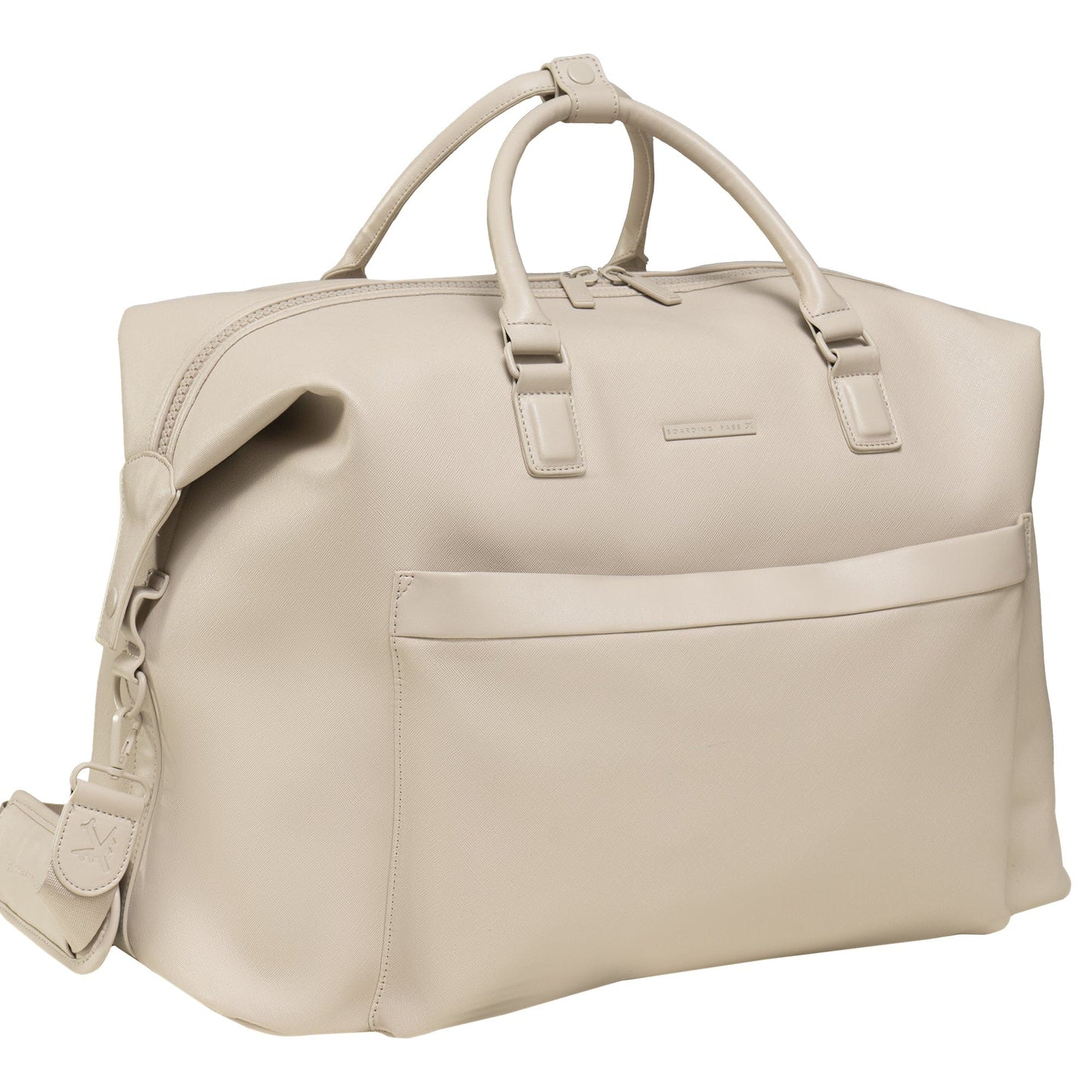 Boarding Pass The Santorini Vegan Saffiano Leather Duffel