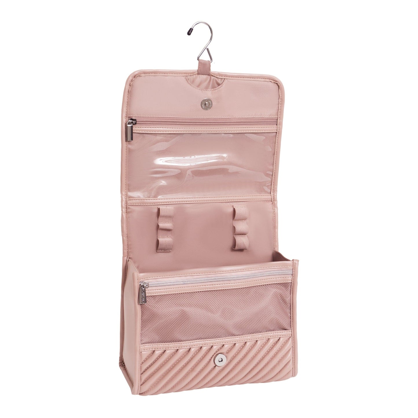 Joan & David The Large Hanging Diagonal Quilted Toiletry Case