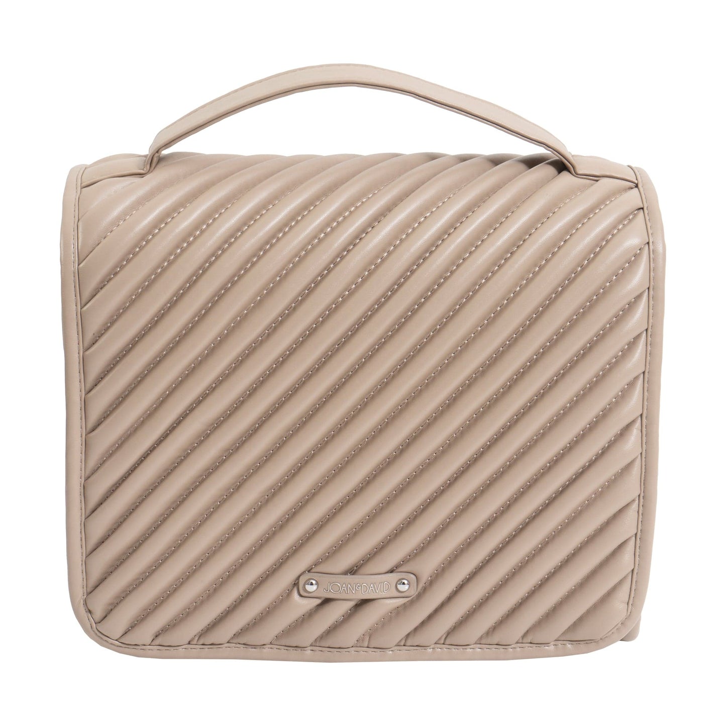 Joan & David The Large Hanging Diagonal Quilted Toiletry Case