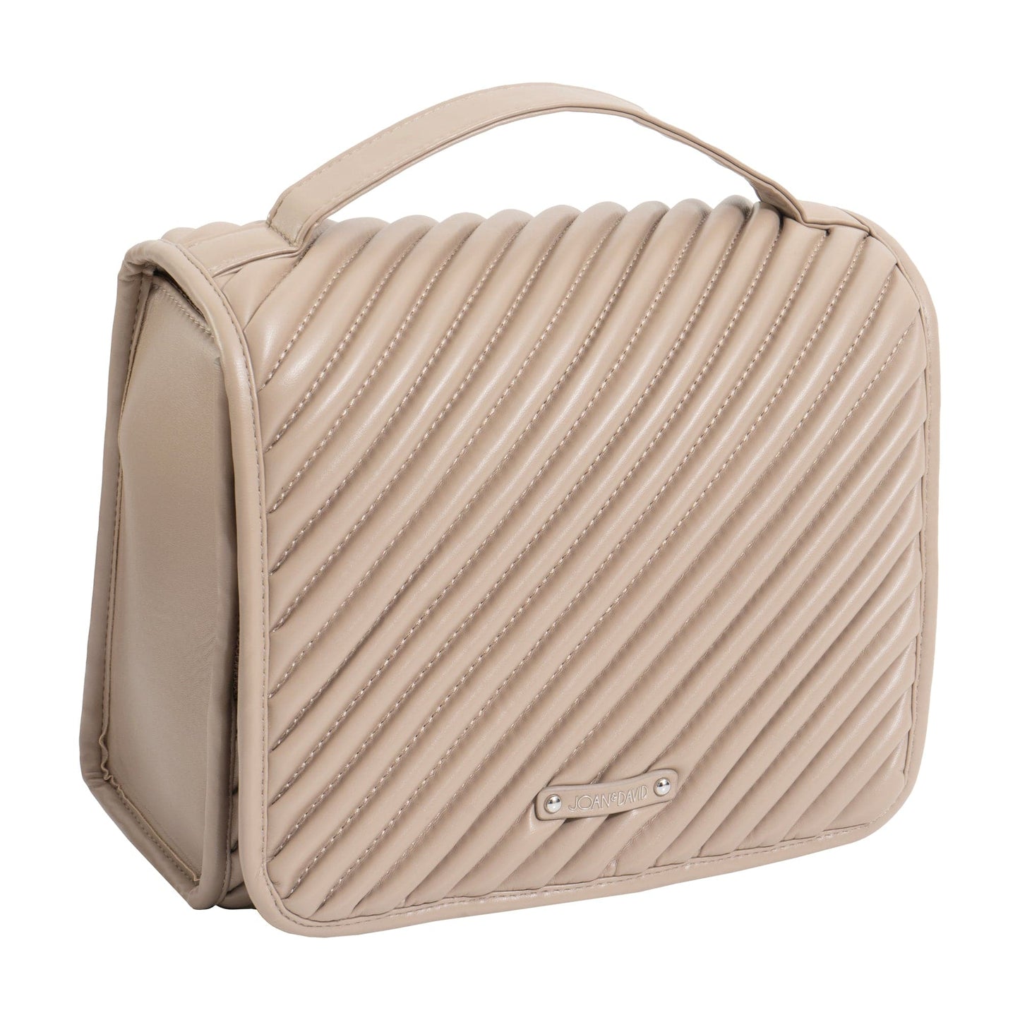 Joan & David The Large Hanging Diagonal Quilted Toiletry Case