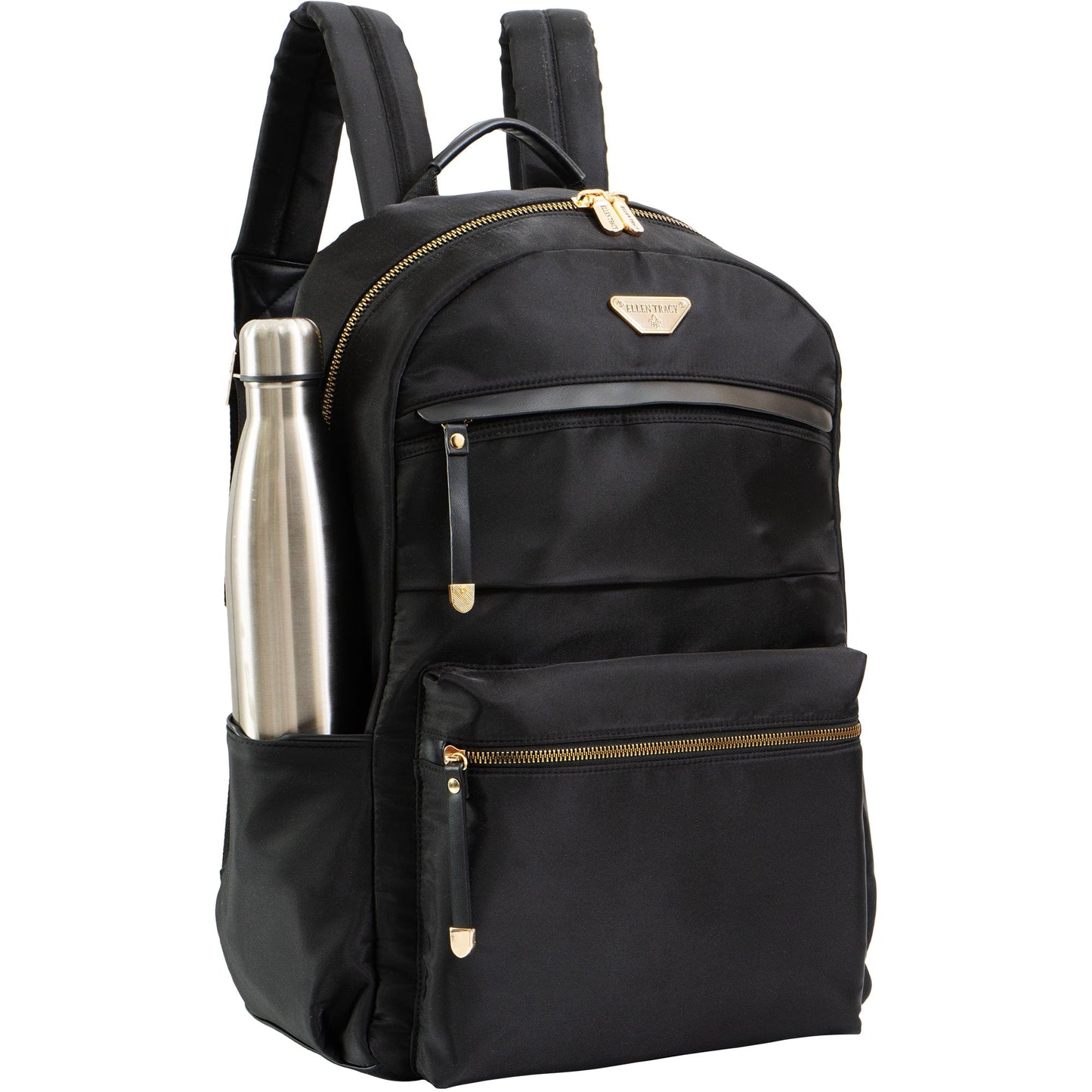 Ellen Tracy 19 Inch Nylon Twill Workbook Laptop Backpack