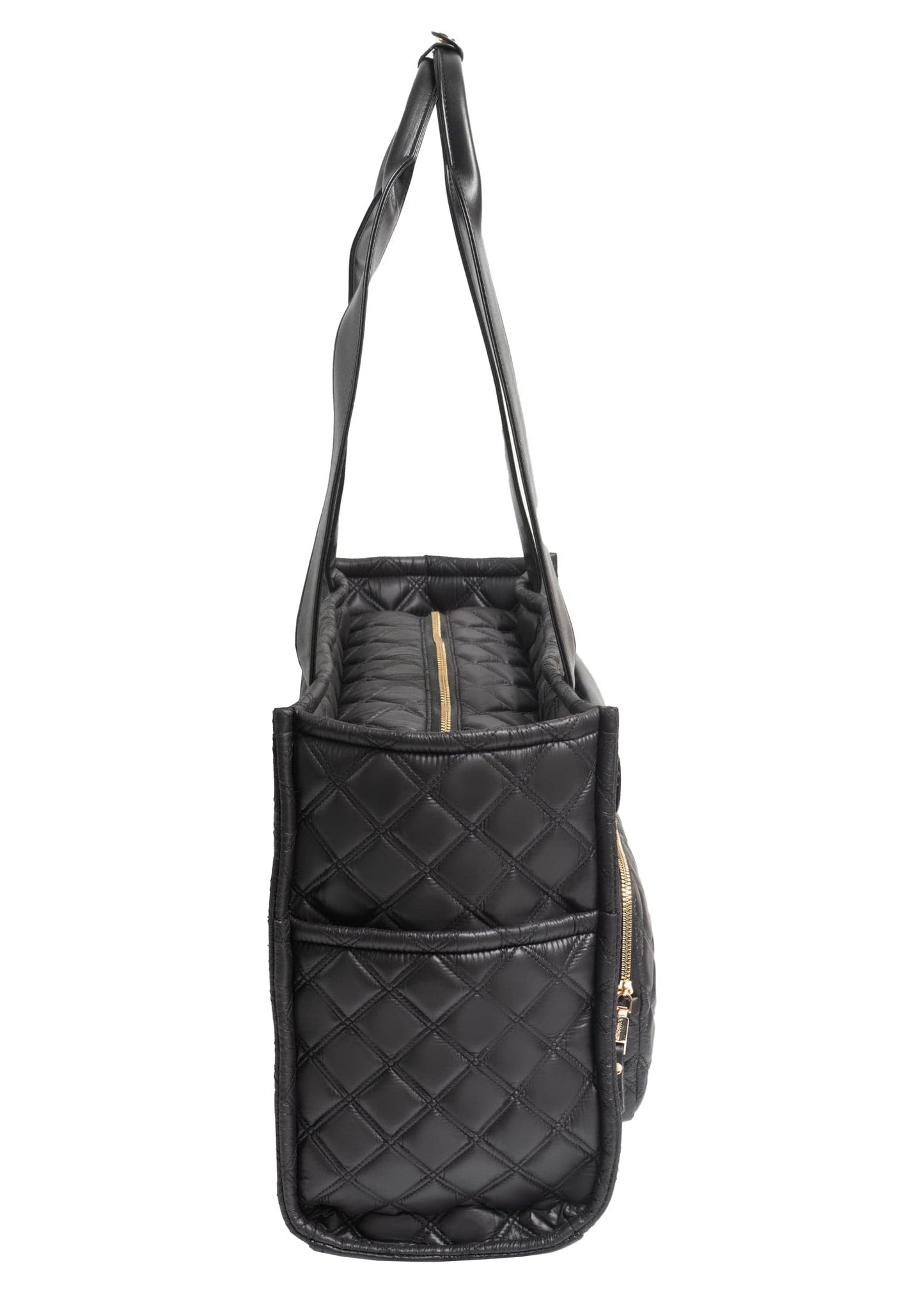 Joan & David The Daphne Diamond Quilted Square Tote