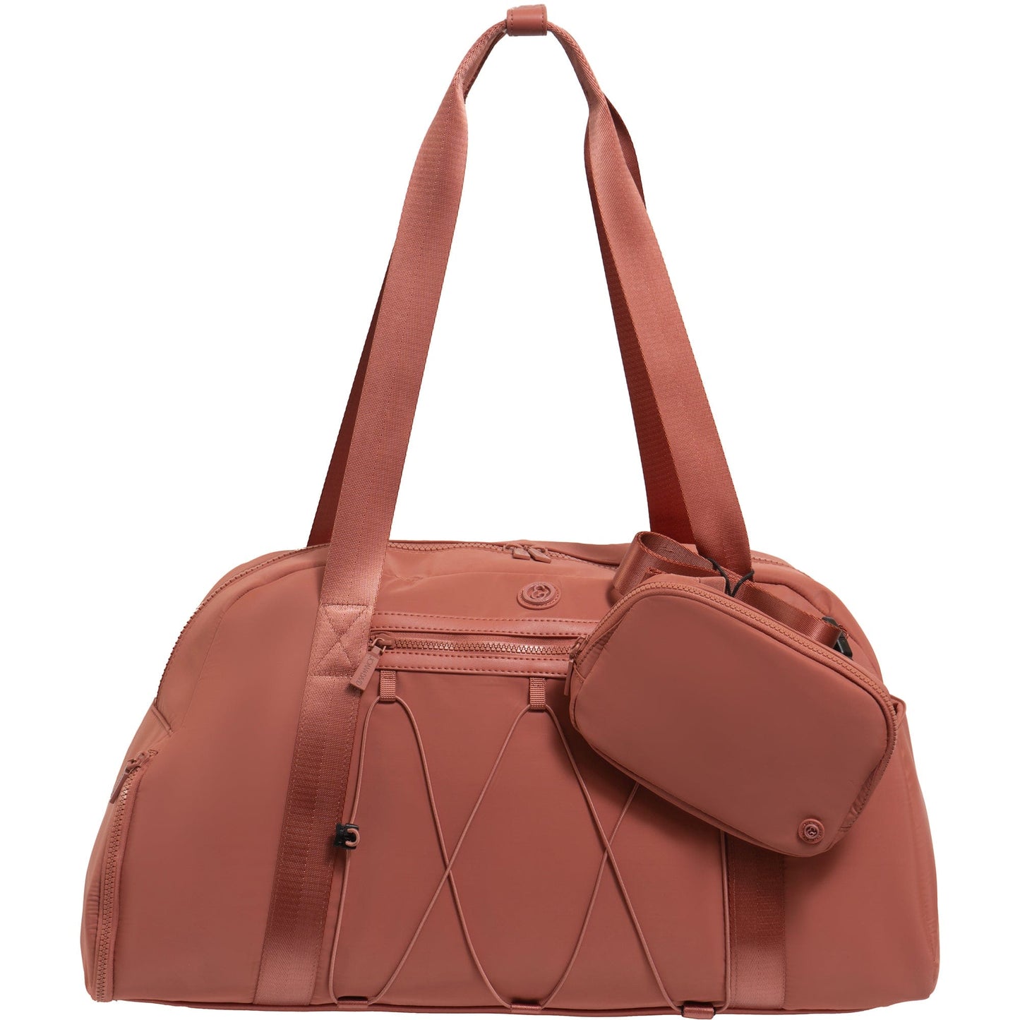 Joan & David The Maude Sport Nylon 2 Piece Belt Bag & 20 Inch Shoe Pocket Duffle Set