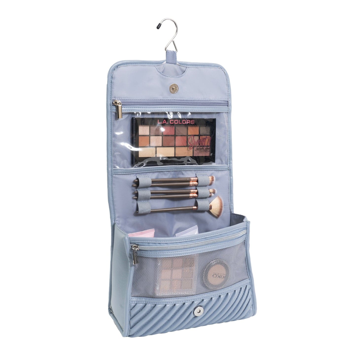 Joan & David The Large Hanging Diagonal Quilted Toiletry Case