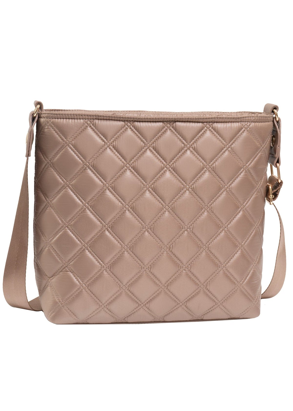 Joan & David The Alina Diamond Quilted Crossbody Bag