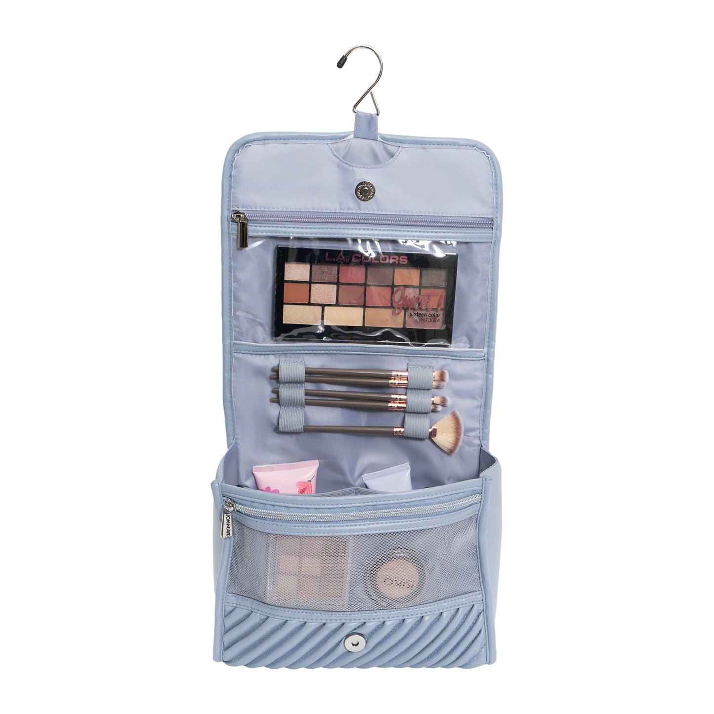 Joan & David The Large Hanging Diagonal Quilted Toiletry Case