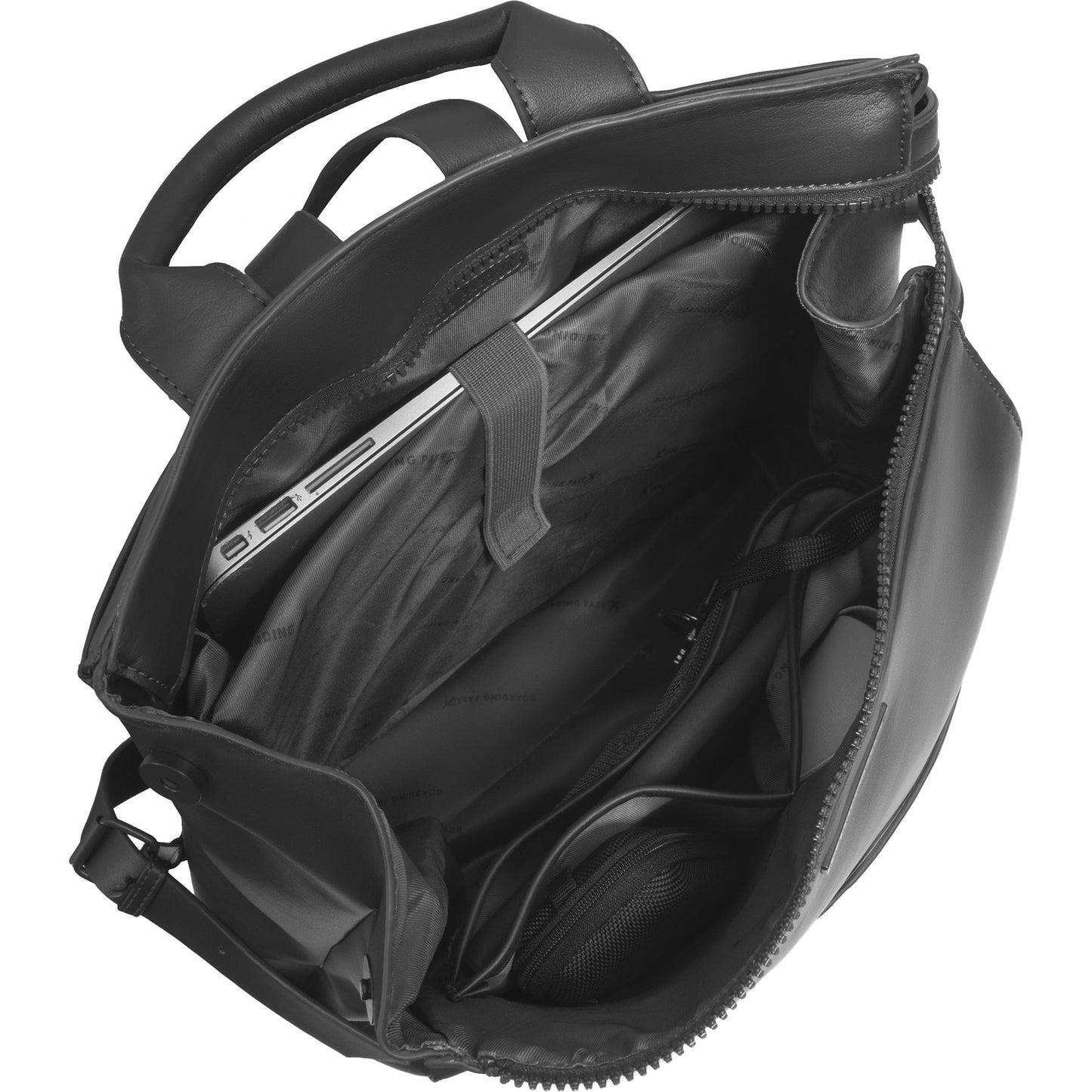 Boarding Pass The Verona Vegan Vachetta Leather Square Backpack