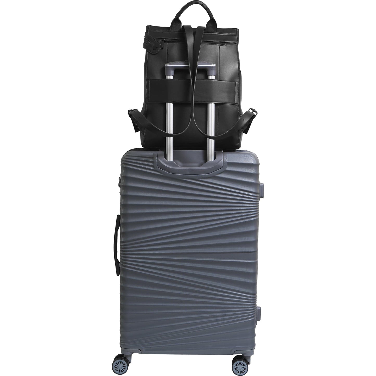 Boarding Pass The Verona Vegan Vachetta Leather Square Backpack