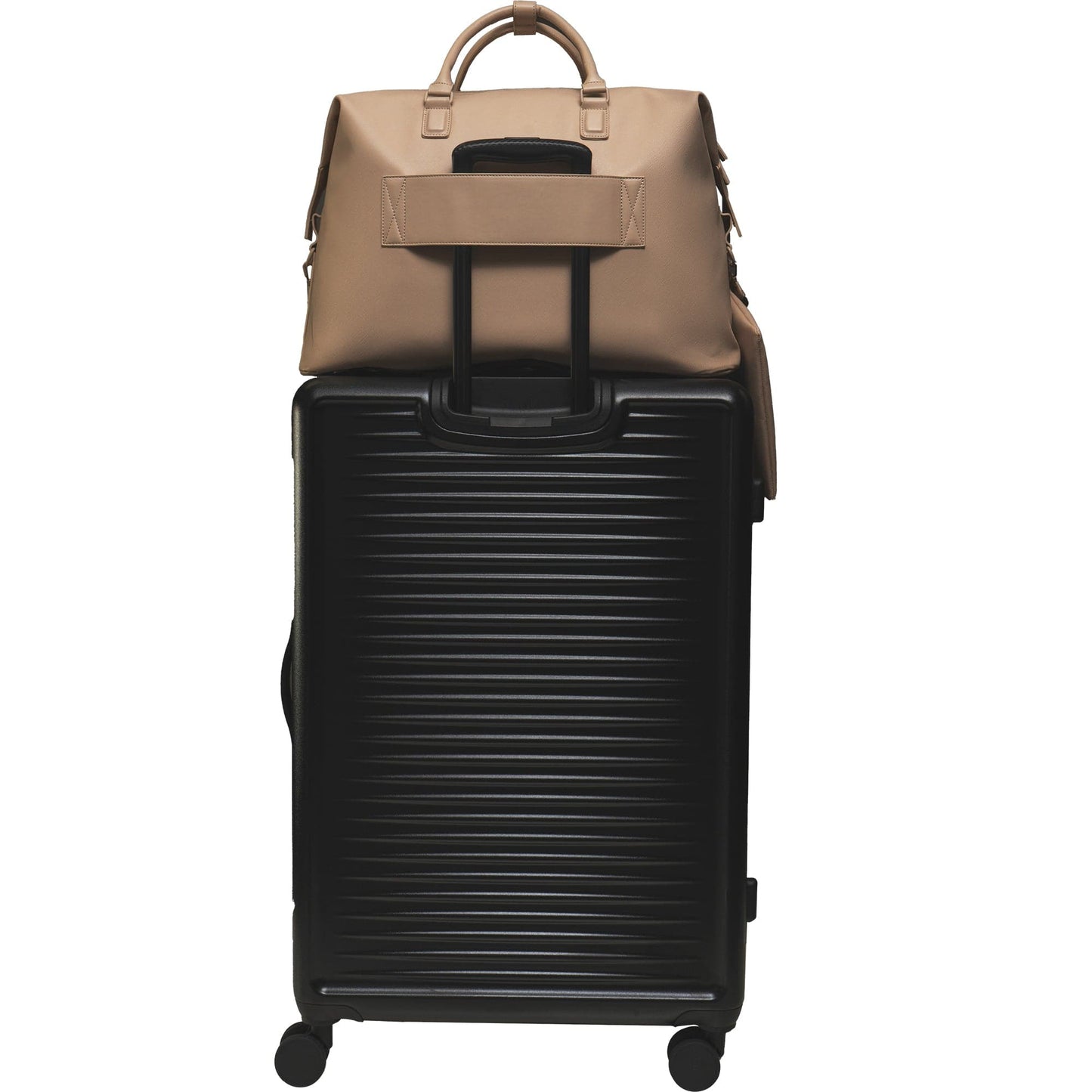 Boarding Pass The Santorini Vegan Saffiano Leather Duffel