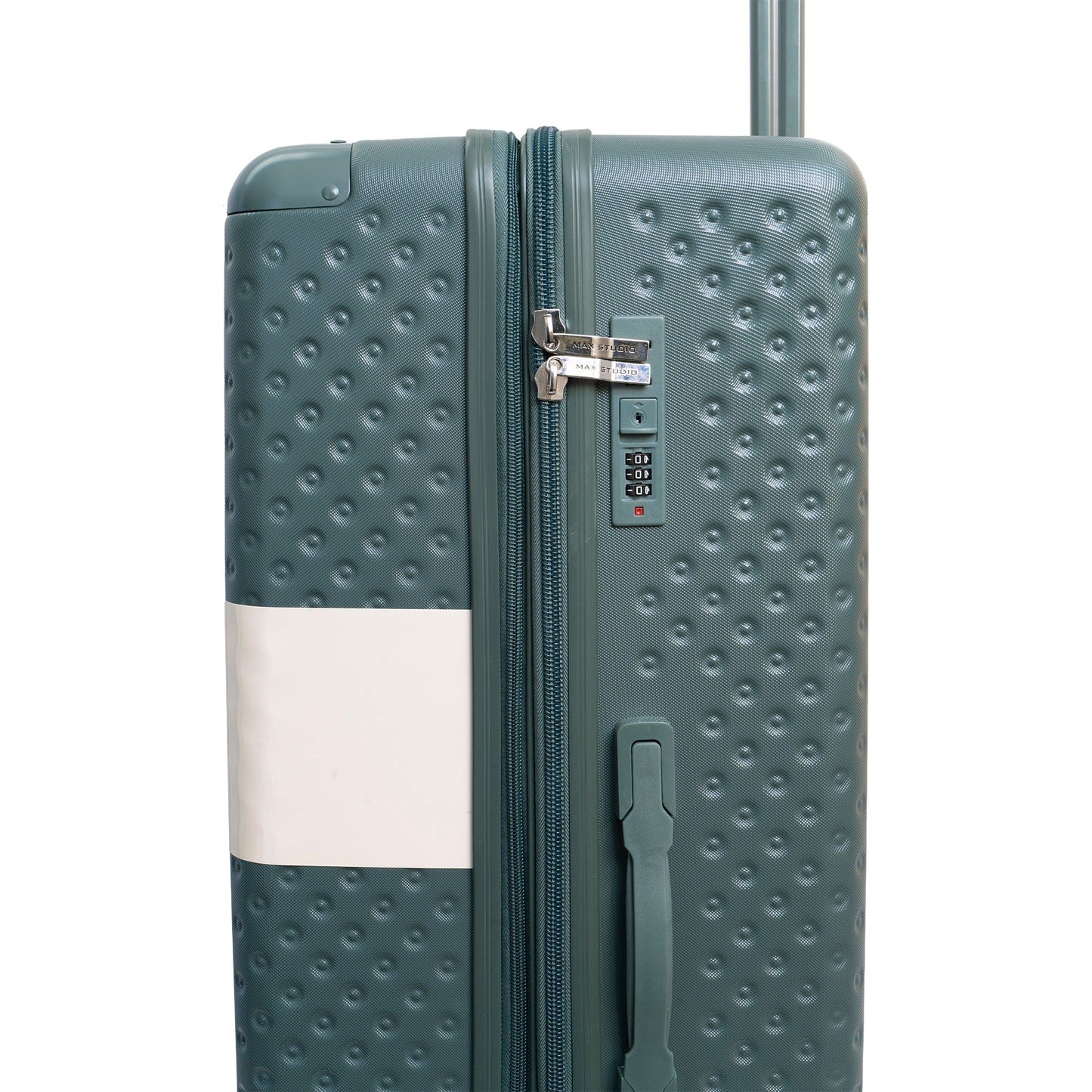 Max Studio Tonal Tufted ABS 2-Piece Hard-Sided Luggage Set